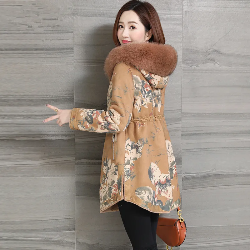 Real Fur Coat Winter Coat Women Fox Fur Collar Sheep Shearling Jacket Women 100% Wool Coats Double Side Wear Jackets MY
Real Fur Coat Winter Coat Women Fox Fur Collar Sheep Shearling Jacket Women 100% Wool Coats Double Side Wear Jackets MY