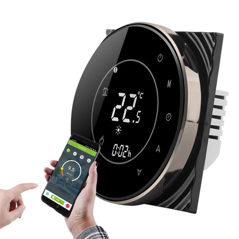 Hot Sale Water Heating Energy Saving Thermostat with Touchscreen LCD Display Weekly Programmable Room Temperature Controller
Hot Sale Water Heating Energy Saving Thermostat with Touchscreen LCD Display Weekly Programmable Room Temperature Controller