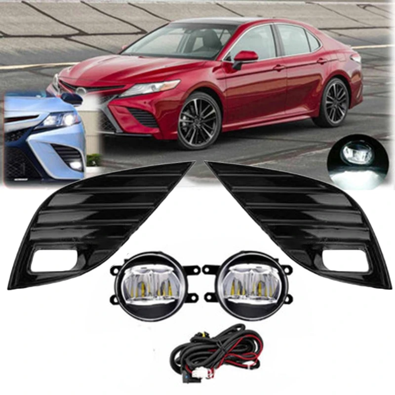 Vehicle Replacement Fog Light Daytime Running Lamp Turn Signal Light Compatible with Camry 18 19 20 With Bulb Pair Set
Vehicle Replacement Fog Light Daytime Running Lamp Turn Signal Light Compatible with Camry 18 19 20 With Bulb Pair Set