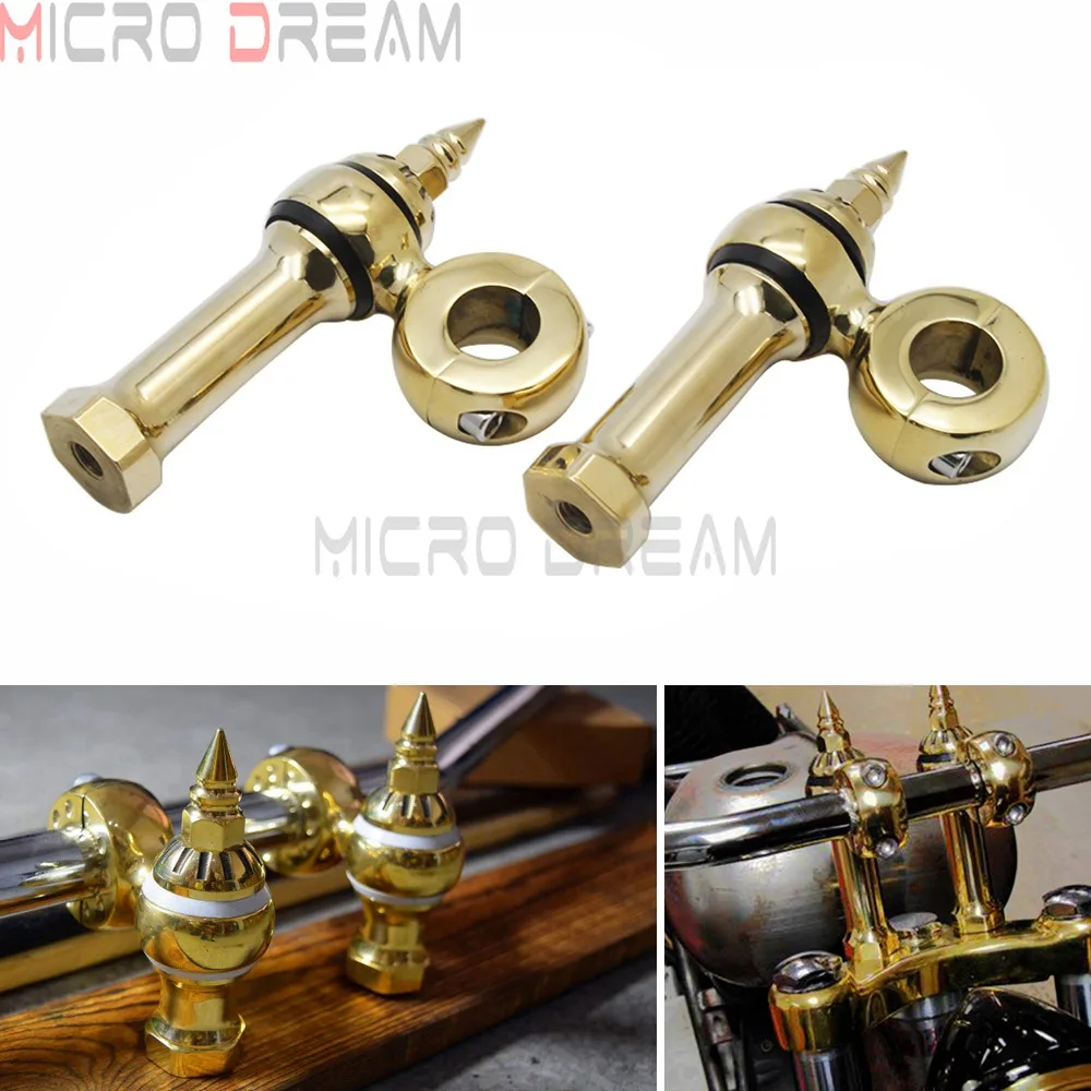 Brass Motorcycle 25.4mm & 1 inch Handlebar Riser For Harley Chopper 1'' Bar Clamps 25mm Handle Bar Spear Brass Dog Bone Riser
Brass Motorcycle 25.4mm & 1 inch Handlebar Riser For Harley Chopper 1'' Bar Clamps 25mm Handle Bar Spear Brass Dog Bone Riser