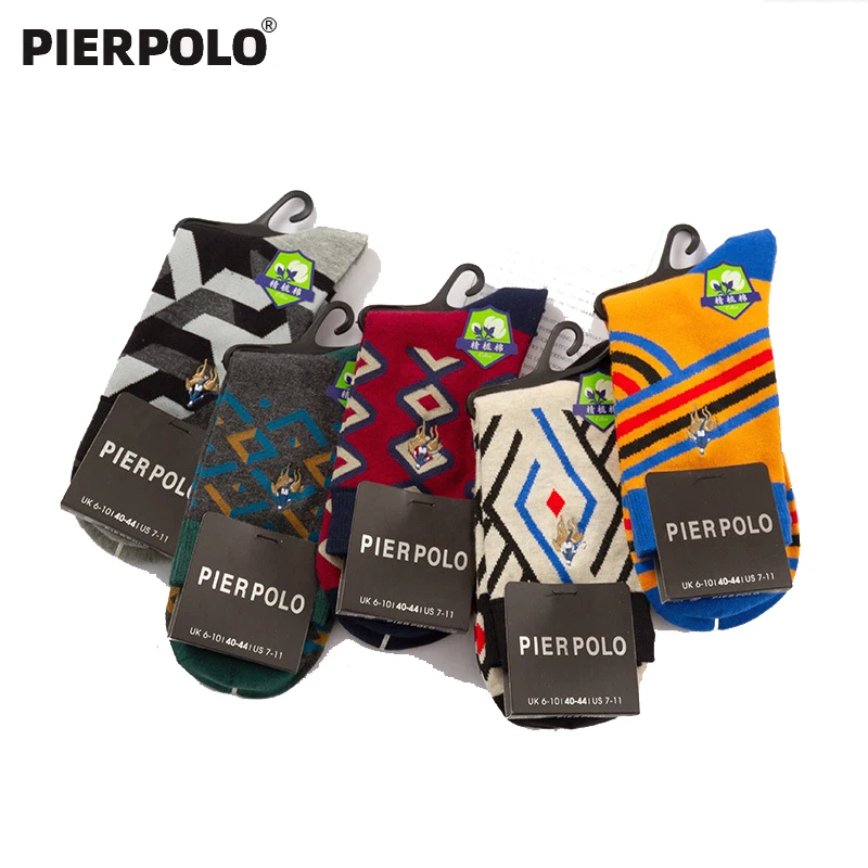 NEW Men Socks High Quality PIERPOLO Brand Socks Fashion Cotton Socks Embroidery Funny Socks Men Manufacturer
NEW Men Socks High Quality PIERPOLO Brand Socks Fashion Cotton Socks Embroidery Funny Socks Men Manufacturer