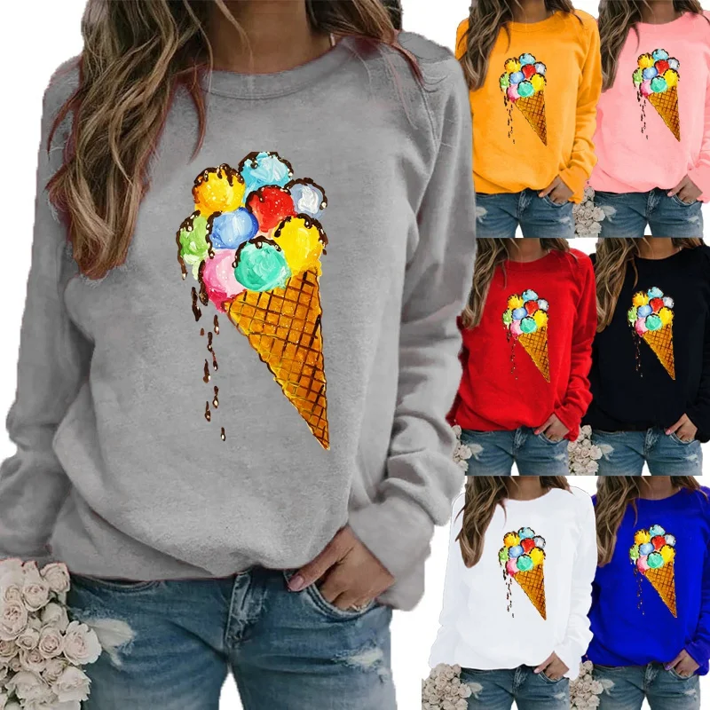 New Winter Casual Women Fashion Printed Round Neck Long Sleeved Sweatshirt Loose Ladies Graphic T-shirt Blouse Plus Size
New Winter Casual Women Fashion Printed Round Neck Long Sleeved Sweatshirt Loose Ladies Graphic T-shirt Blouse Plus Size
