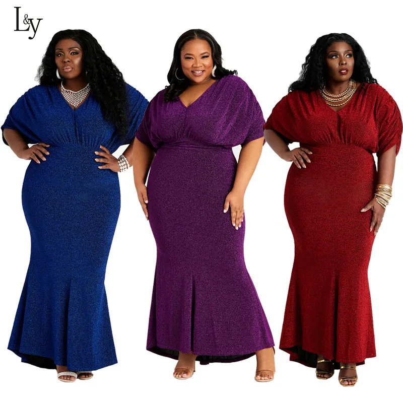 XL-5XLTemperament Long Party V Collar Fashion Big Size Dress Sexy Dresses Party Night Club lady 2020 plus size dress elegant
XL-5XLTemperament Long Party V Collar Fashion Big Size Dress Sexy Dresses Party Night Club lady 2020 plus size dress elegant