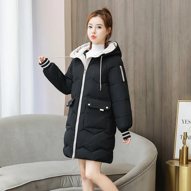 Women's Parkas Thick Solid Hooded Coats Plus Size Zipper Fluffy Casual Long Winter Jacket Ladies Pockets Outerwear for Female
Women's Parkas Thick Solid Hooded Coats Plus Size Zipper Fluffy Casual Long Winter Jacket Ladies Pockets Outerwear for Female