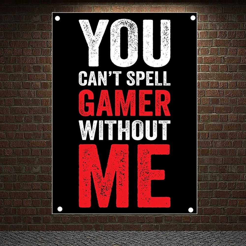 YOU GAN'T SPELL GAMER WITHOUT ME Motivational Workout Poster Exercise Fitness Banners Bodybuilding Sports Flags Gym Wall Decor
YOU GAN'T SPELL GAMER WITHOUT ME Motivational Workout Poster Exercise Fitness Banners Bodybuilding Sports Flags Gym Wall Decor