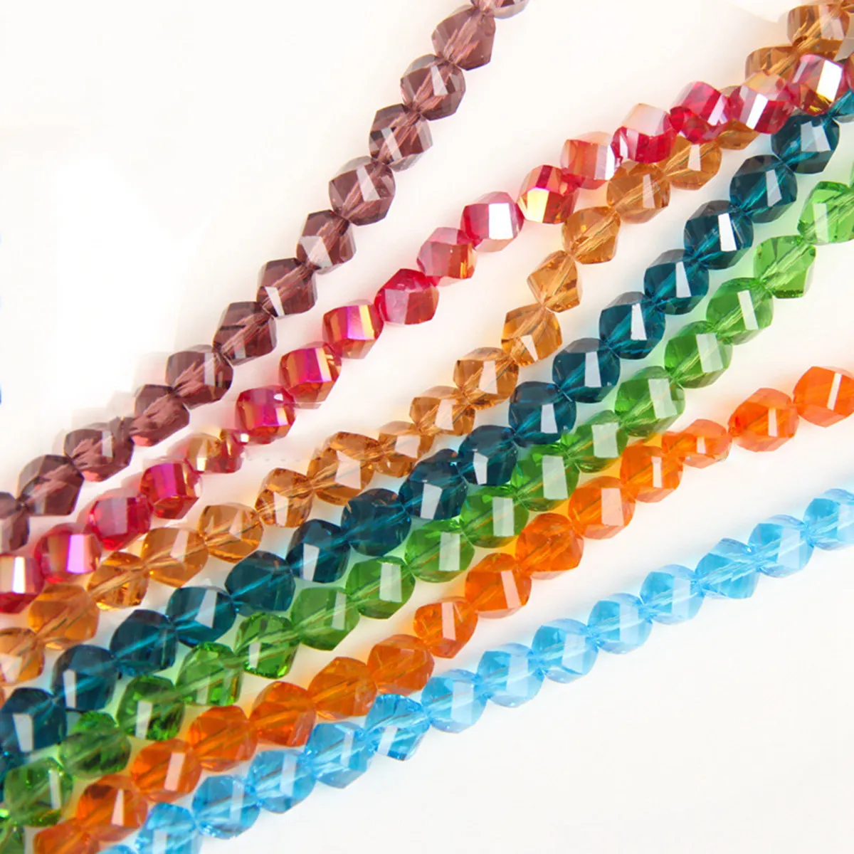 Twist Faceted Crystal Glass 4mm 6mm 8mm 10mm 12mm Loose Spacer Beads Lot Colors for Jewelry Making DIY
Twist Faceted Crystal Glass 4mm 6mm 8mm 10mm 12mm Loose Spacer Beads Lot Colors for Jewelry Making DIY