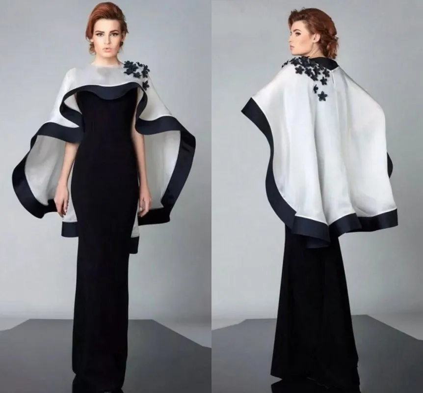 Customized Black Mermaid Arabic Dubai Evening Formal Dress 2025 Sleeveless Flowers Celebrity Gowns With Cape Robe De Soiree
Customized Black Mermaid Arabic Dubai Evening Formal Dress 2025 Sleeveless Flowers Celebrity Gowns With Cape Robe De Soiree