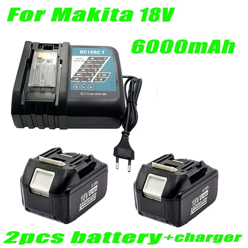 18V 6Ah Lithium Ion Battery 6000mah Replacement Original Makita Power Tool BL1850 BL1840 BL1860 BL1845 6.0ah 9000mah battery
18V 6Ah Lithium Ion Battery 6000mah Replacement Original Makita Power Tool BL1850 BL1840 BL1860 BL1845 6.0ah 9000mah battery