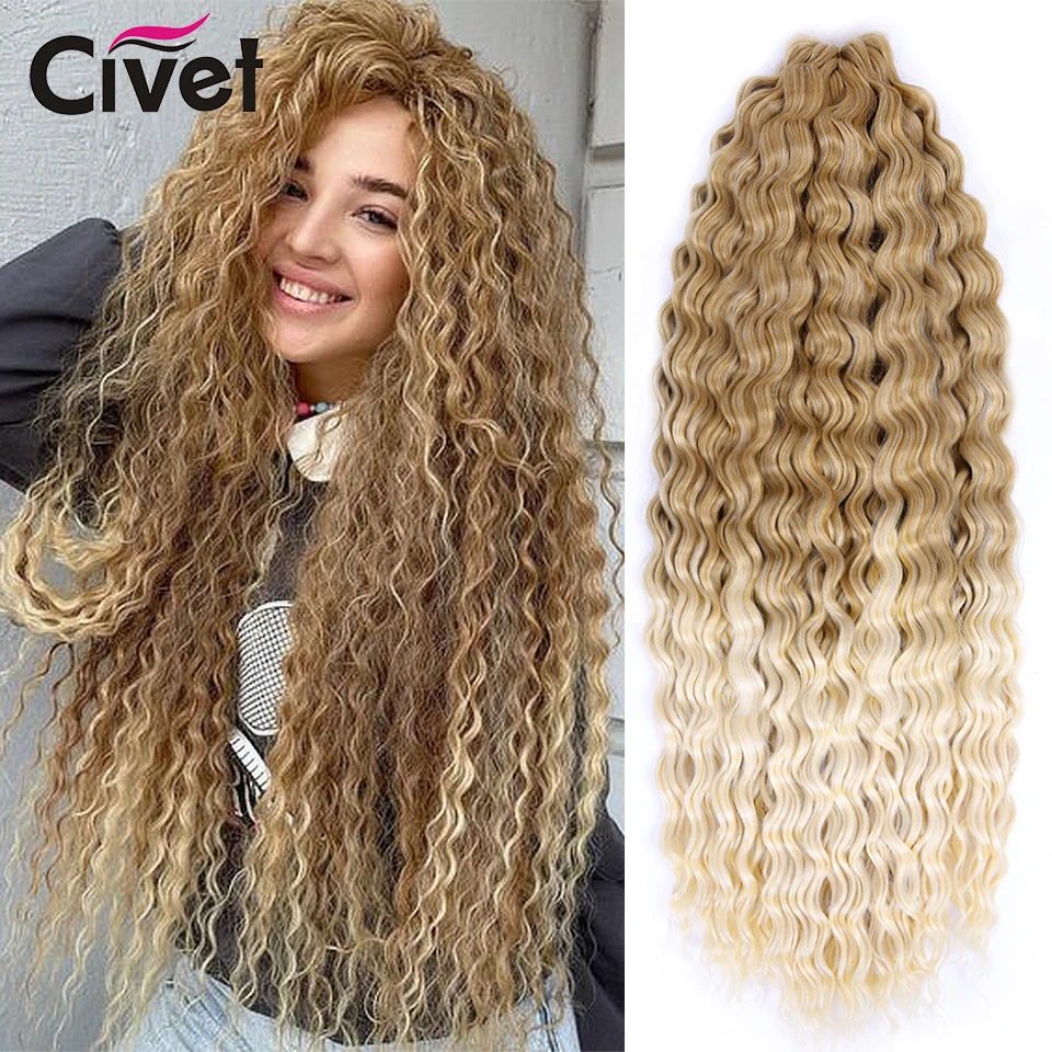 Ocean Deep Water Weave Synthetic Crochet Braids Hair Ombre Braiding Hair Extensions Passion Twist Hair Ombre Blonde 22 Inch Hair
Ocean Deep Water Weave Synthetic Crochet Braids Hair Ombre Braiding Hair Extensions Passion Twist Hair Ombre Blonde 22 Inch Hair
