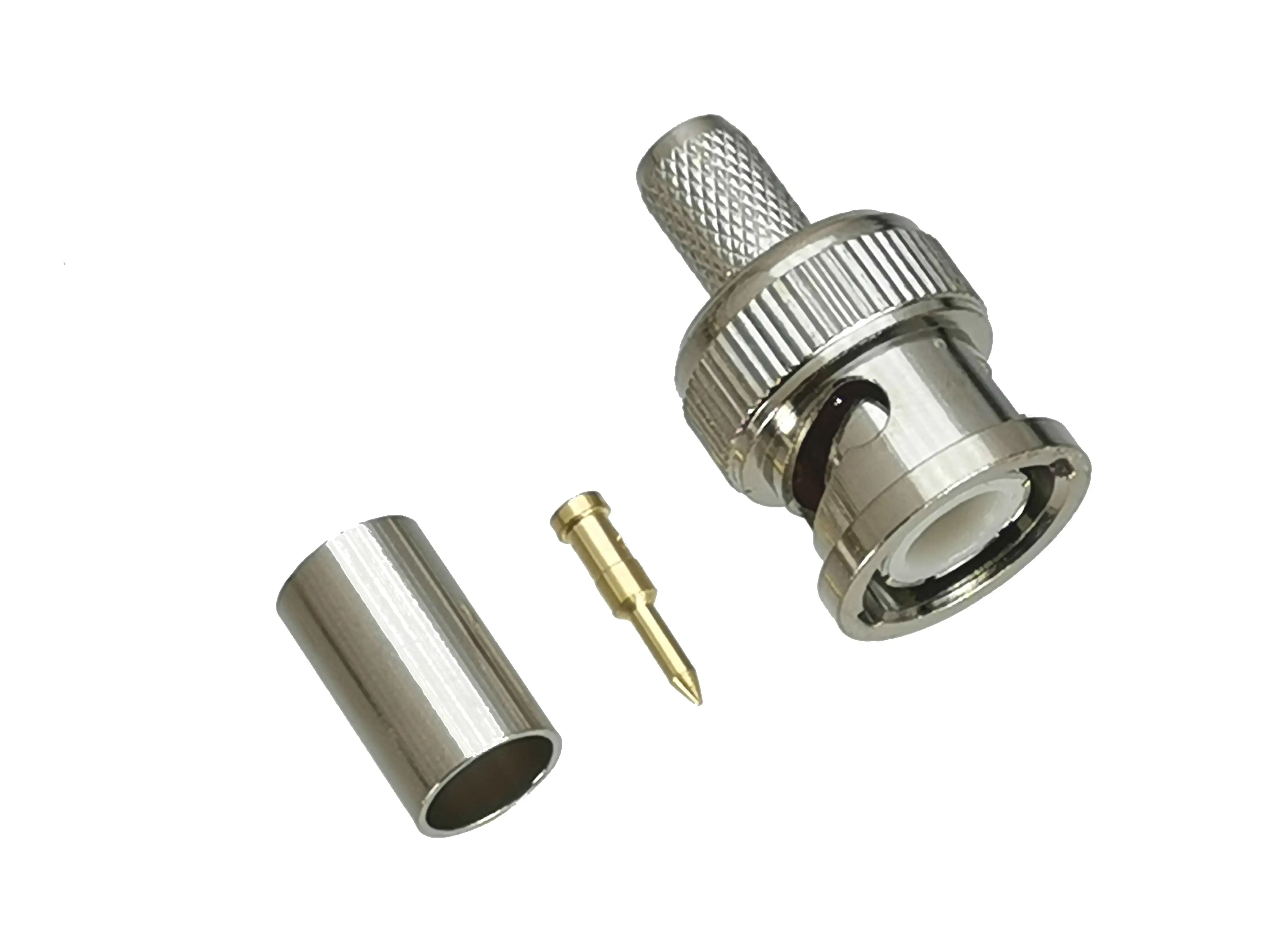 1Pcs Connector BNC Male plug Crimp For RG8X RG-8X LMR240 Cable 50ohm RF Adapter Coaxial High Quanlity
1Pcs Connector BNC Male plug Crimp For RG8X RG-8X LMR240 Cable 50ohm RF Adapter Coaxial High Quanlity