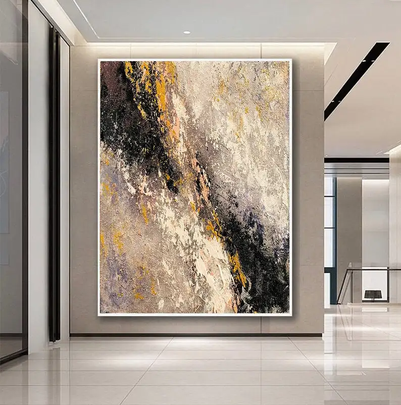 Large Canvas Abstract Art Beige Painting Black Art Canvas Contemporary Art Acrylic Painting On Canvas Original Living Room Art
Large Canvas Abstract Art Beige Painting Black Art Canvas Contemporary Art Acrylic Painting On Canvas Original Living Room Art