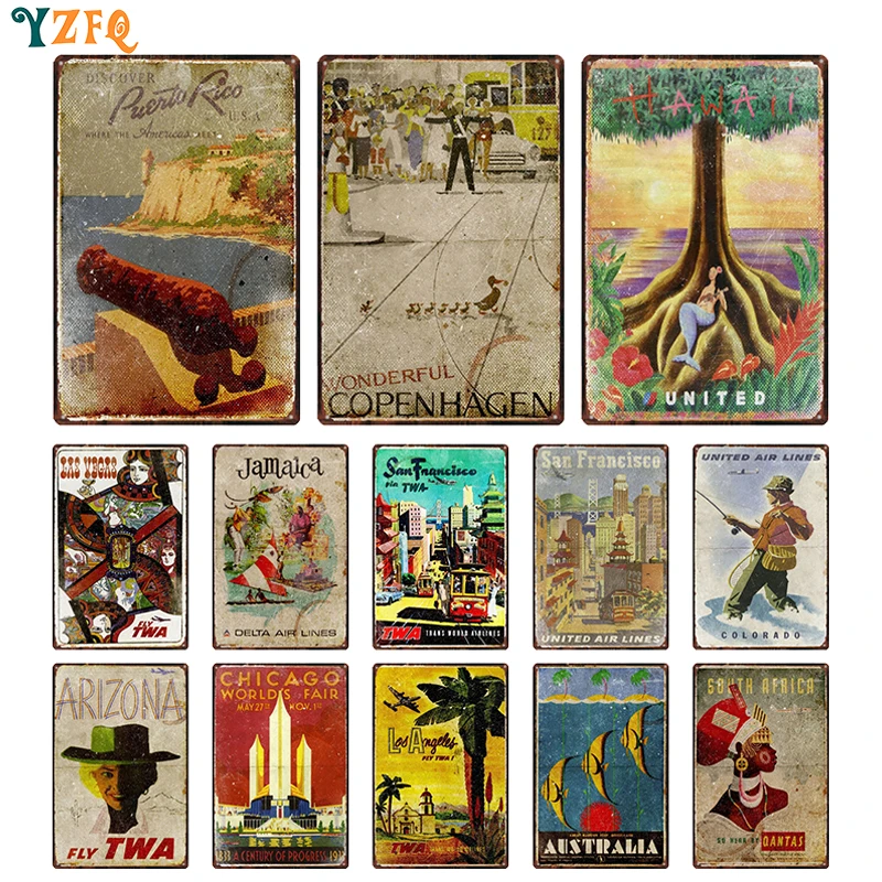 Travel City Poster Decor Tin Vintage Metal Sign Plaque Plate For Bar Cafe Living Room Wall Decoration Gft Wholesale DU-13156B
Travel City Poster Decor Tin Vintage Metal Sign Plaque Plate For Bar Cafe Living Room Wall Decoration Gft Wholesale DU-13156B