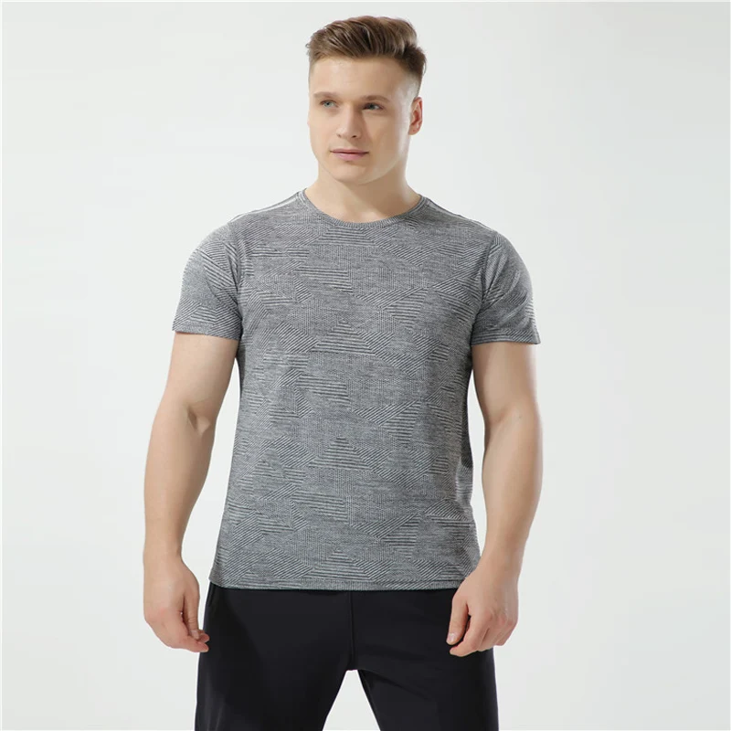 T-shirt Running Sport Mens Gym Fitness Superelastic Quick dry Skinny t shirt Summer Male Jogging Training Tees Tops
T-shirt Running Sport Mens Gym Fitness Superelastic Quick dry Skinny t shirt Summer Male Jogging Training Tees Tops