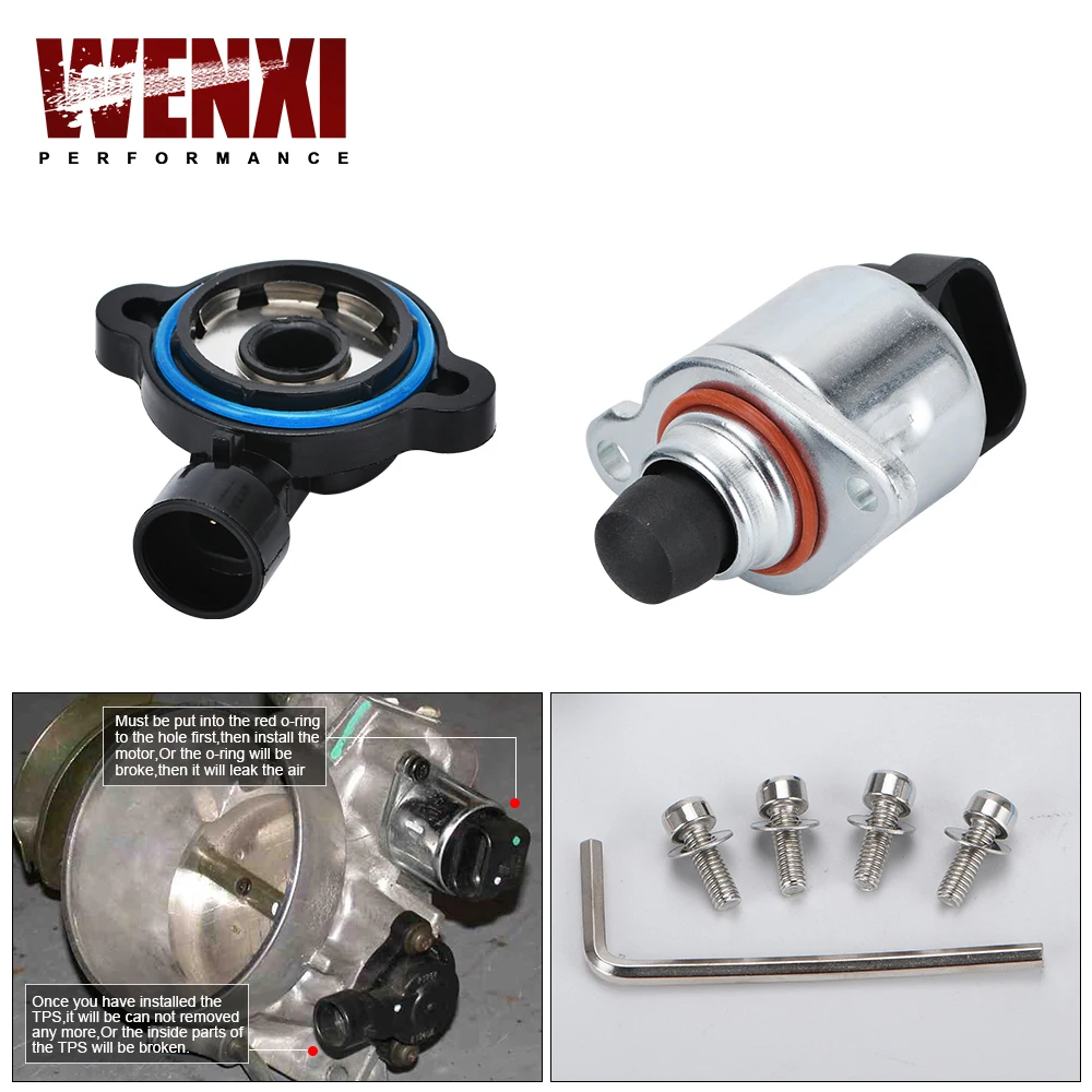 New TPS Throttle Body Posistion Sensor + IAC Sensors 4.8 - 5.3 - 6.0 For LS1 LS6 Trans Am Camaro WX5961
New TPS Throttle Body Posistion Sensor + IAC Sensors 4.8 - 5.3 - 6.0 For LS1 LS6 Trans Am Camaro WX5961