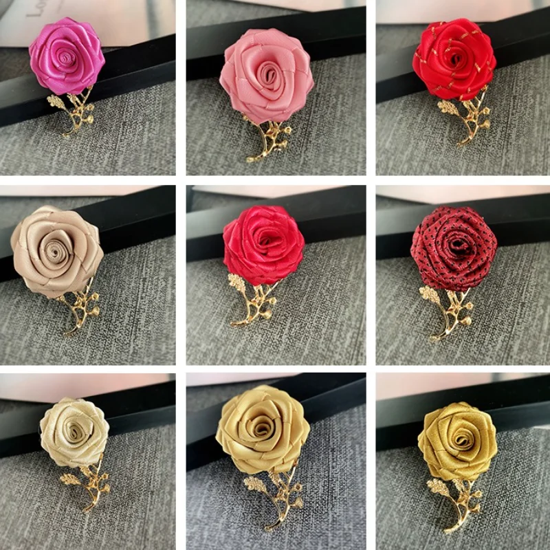 Korean Fabric Rose Flower Magnet Brooches for Men and Women Fashion Suit Shirt Corsage Party Wedding Brooch Jewelry Gifts
Korean Fabric Rose Flower Magnet Brooches for Men and Women Fashion Suit Shirt Corsage Party Wedding Brooch Jewelry Gifts