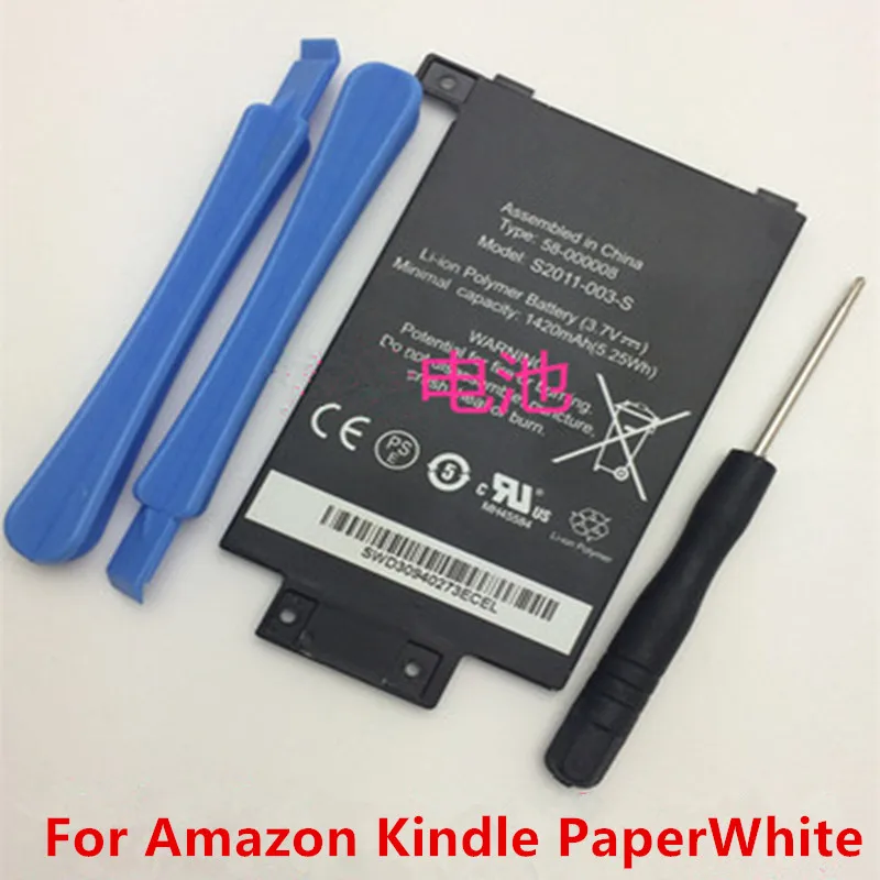 MC-354775-03 1420mAh батарея для Amazon Kindle PaperWhite S2011-003-S 58-000008 DP75SD1 батареи
MC-354775-03 1420mAh батарея для Amazon Kindle PaperWhite S2011-003-S 58-000008 DP75SD1 батареи