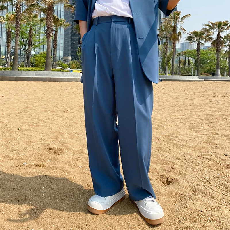 Lazy wind fashion texture suit pants four seasons casual loose Korean edition pants drop feeling pants
Lazy wind fashion texture suit pants four seasons casual loose Korean edition pants drop feeling pants