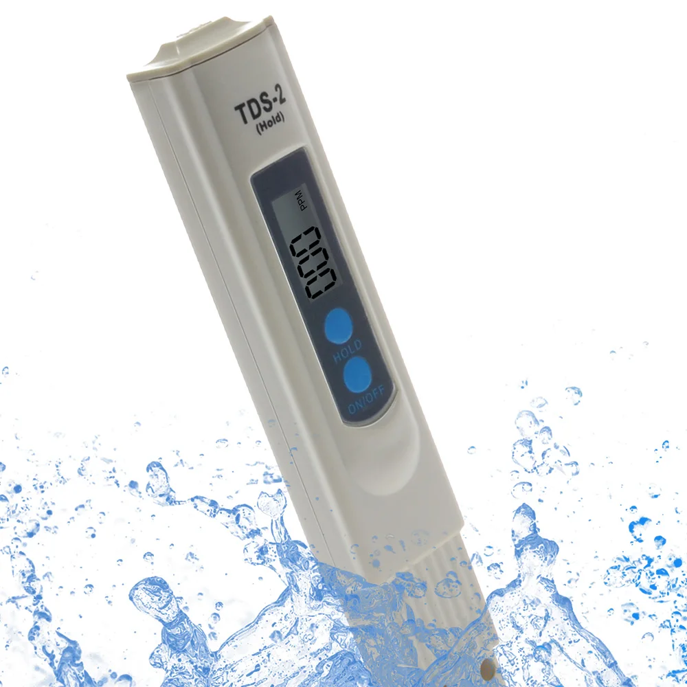 TDS-02 TDS-метр, ЖК-дисплей, 0-9990 ppm, ручка для проверки качества воды, анализатор твердости
TDS-02 TDS-метр, ЖК-дисплей, 0-9990 ppm, ручка для проверки качества воды, анализатор твердости