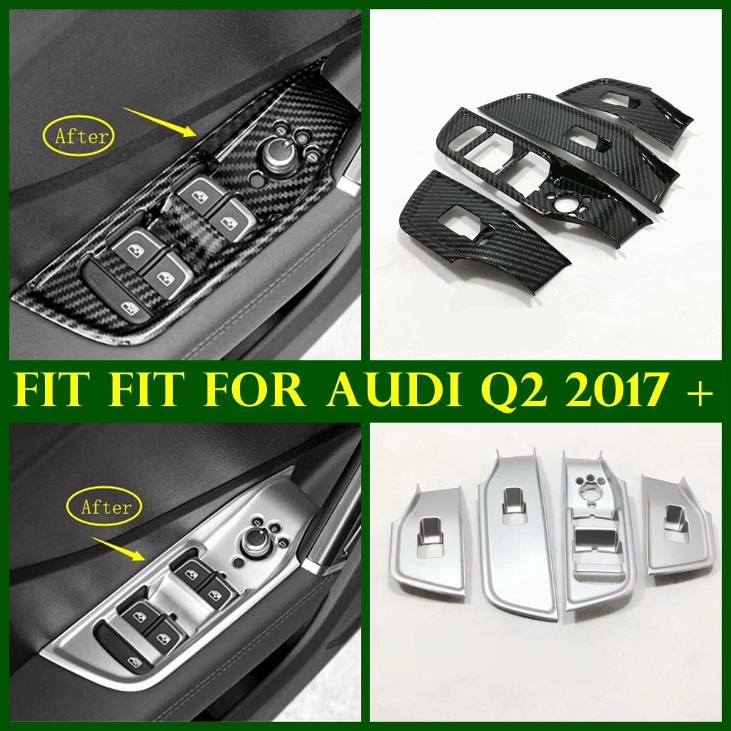 ABS Matte / Carbon Fiber Look Inner Door Handle Holder Window Lift Button Switch Panel Cover Trim Fit For Audi Q2 2017 - 2021
ABS Matte / Carbon Fiber Look Inner Door Handle Holder Window Lift Button Switch Panel Cover Trim Fit For Audi Q2 2017 - 2021