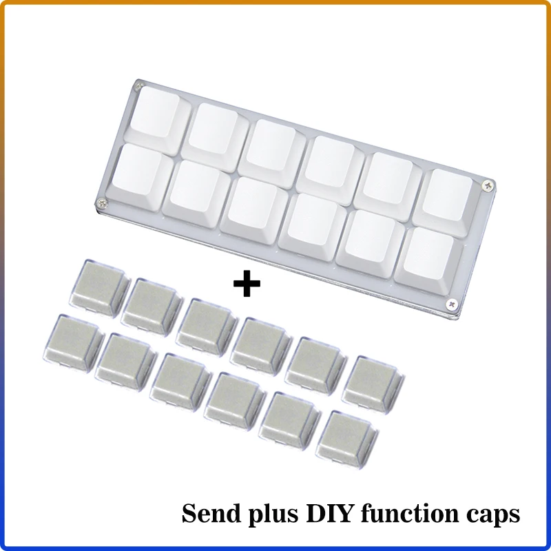 Programmable Keyboard 12Keys New USB Macro Programming Mechanical Keyboard Custimize DIY For Game Drawing Media player Win caps
Programmable Keyboard 12Keys New USB Macro Programming Mechanical Keyboard Custimize DIY For Game Drawing Media player Win caps