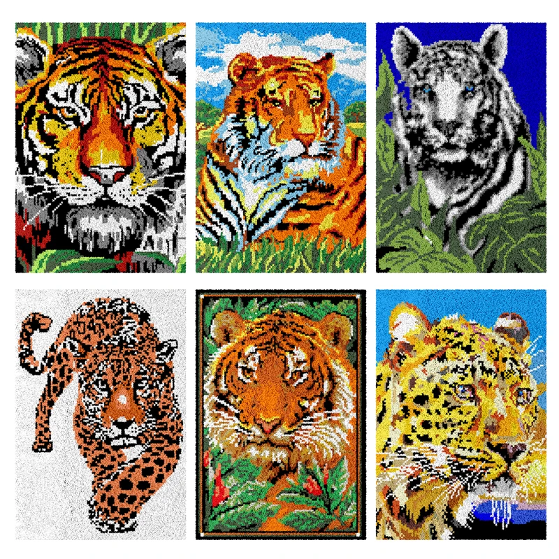 Animal Series Horse Deer DIY Cat tiger Latch Hook Kits 3D Segment Embroidery Throw Pillow Cushion Cover Cross Stitch Latch Hook
Animal Series Horse Deer DIY Cat tiger Latch Hook Kits 3D Segment Embroidery Throw Pillow Cushion Cover Cross Stitch Latch Hook