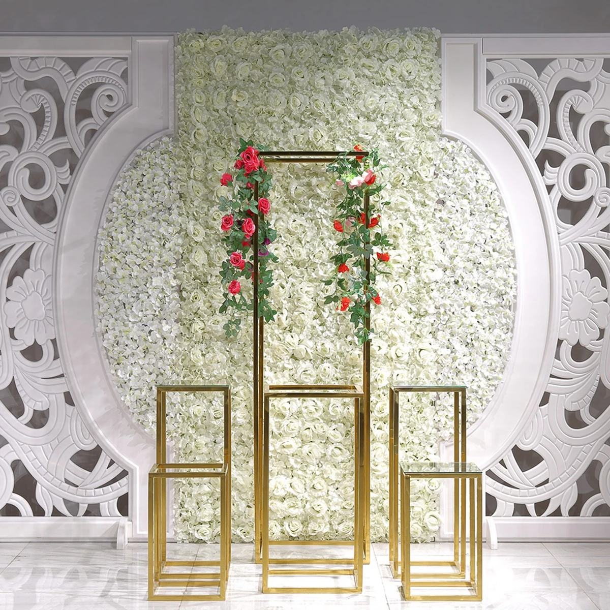 6pcs/set)Customized furniture Wedding Decoration luxury design golden painted metal stainless steel Wedding Background 1123
6pcs/set)Customized furniture Wedding Decoration luxury design golden painted metal stainless steel Wedding Background 1123