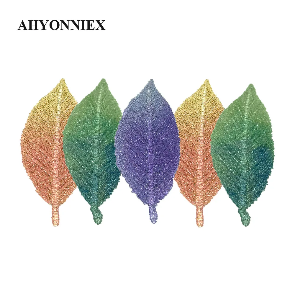 5pcs/lot Gradient Leaves Colorful Embroidery Patches for Hair Clip Clothes Sticker for Shoes Bags DIY Accessories Sew On Patch
5pcs/lot Gradient Leaves Colorful Embroidery Patches for Hair Clip Clothes Sticker for Shoes Bags DIY Accessories Sew On Patch