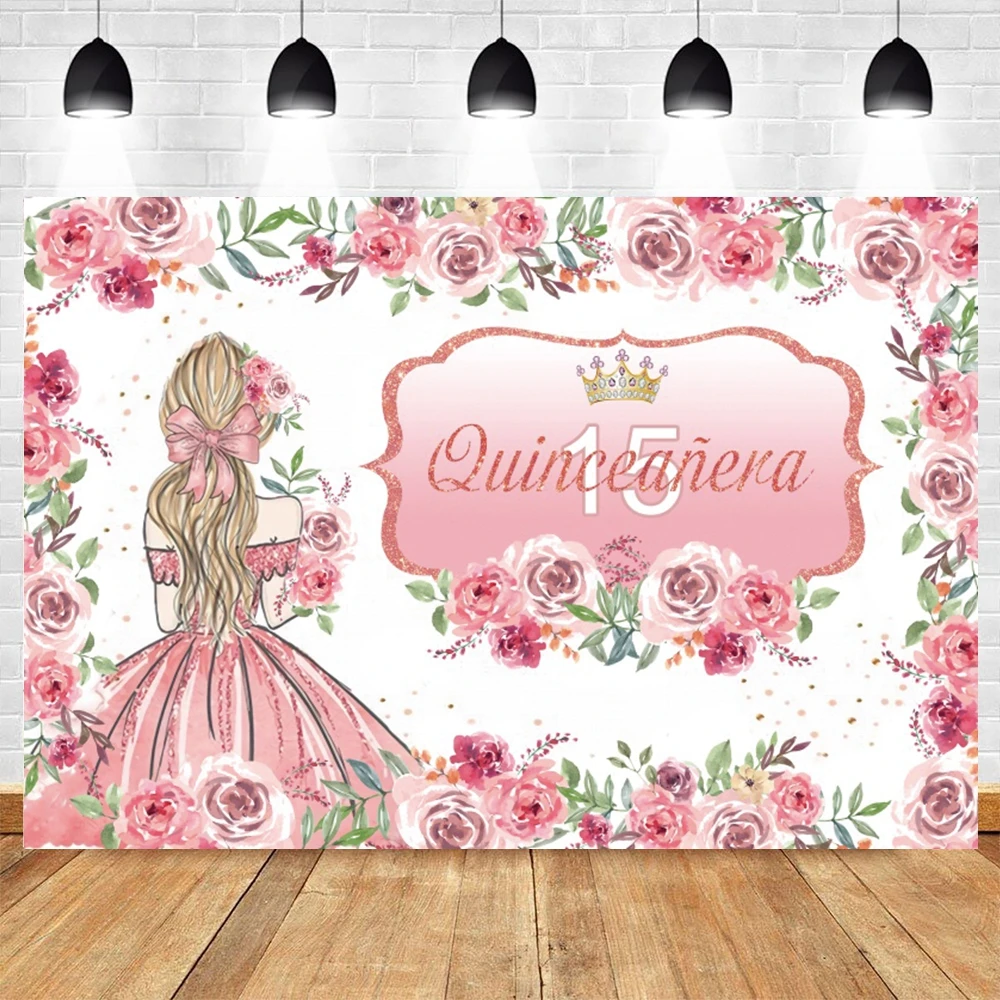 Yeele Girl Pink Flower 15st Birthday Party Crown Background Photography Backdrop For Photo Studio Family Shoot Photocall Custom
Yeele Girl Pink Flower 15st Birthday Party Crown Background Photography Backdrop For Photo Studio Family Shoot Photocall Custom