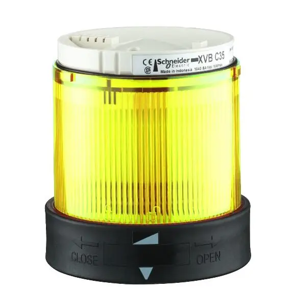XVBC2B8 Indicator bank, Harmony XVB, illuminated unit, plastic, yellow, 70mm, steady, integral LED, 24V AC/DC
XVBC2B8 Indicator bank, Harmony XVB, illuminated unit, plastic, yellow, 70mm, steady, integral LED, 24V AC/DC