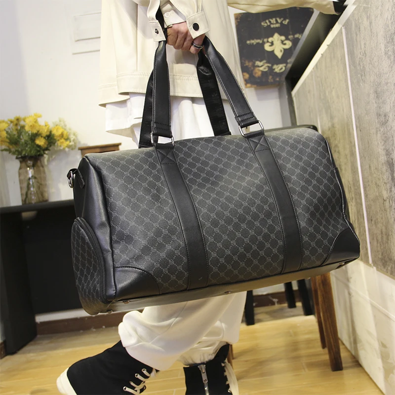 LEBSGE Fashion Men High Quality Pu Leather Fitness Sports Bag Large Capacity Single Shoulder Luggage Bag Short Distance Business
LEBSGE Fashion Men High Quality Pu Leather Fitness Sports Bag Large Capacity Single Shoulder Luggage Bag Short Distance Business