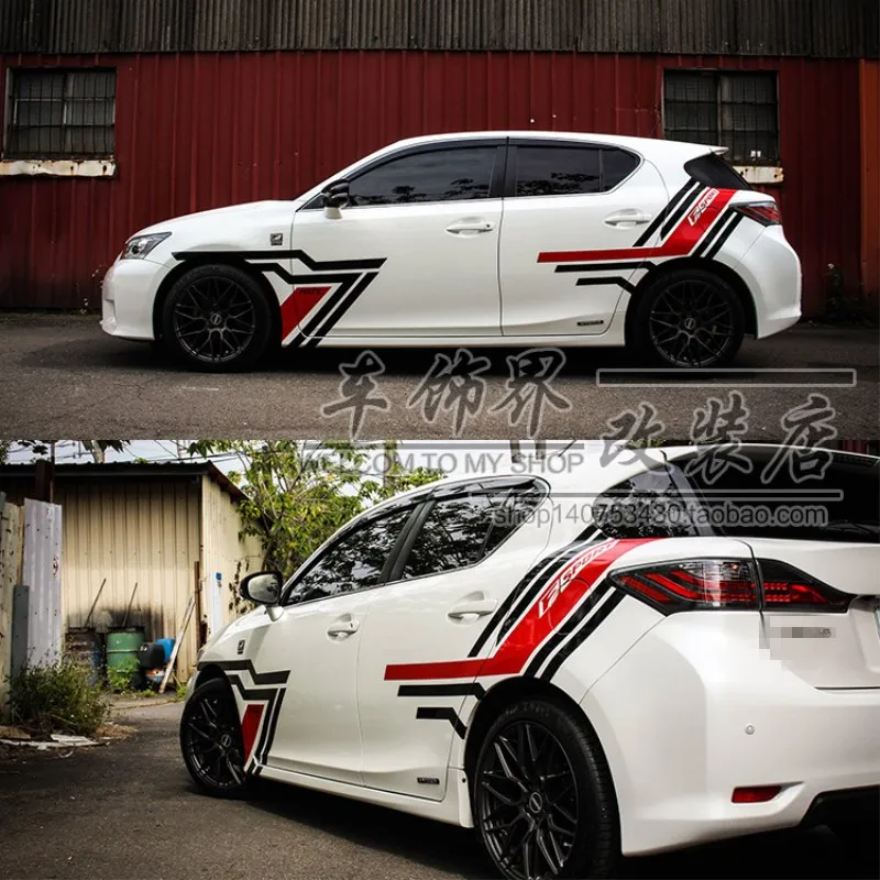 Car stickers FOR Lexus CT200h body modification personalized custom sports special decal color bar accessories
Car stickers FOR Lexus CT200h body modification personalized custom sports special decal color bar accessories