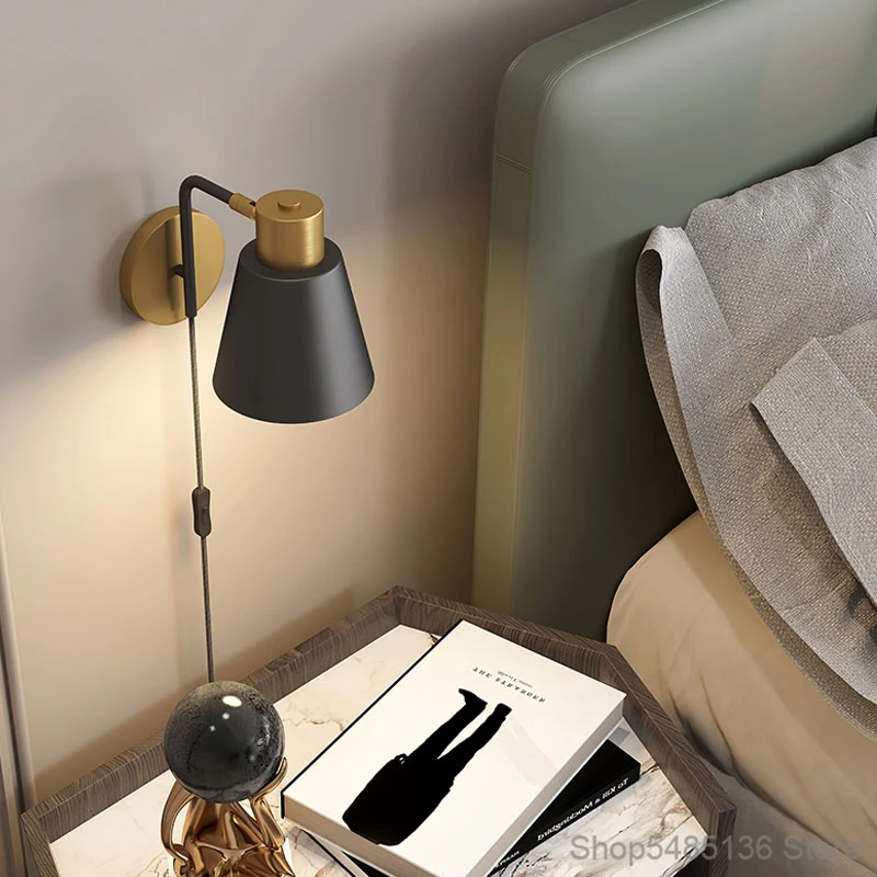 Nordic Minimalist Bedroom Bedside Wall Lamp Personality Creative Warm and Elegant Living Room Study Hotel Room Decoration Lamp
Nordic Minimalist Bedroom Bedside Wall Lamp Personality Creative Warm and Elegant Living Room Study Hotel Room Decoration Lamp