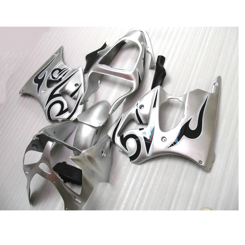 Injection High Quality Motorcycle parts for Kawasaki Ninja ZX6R fairing kit 2000 2001 2002 silver black set zx6r 00 01 02 WA56
Injection High Quality Motorcycle parts for Kawasaki Ninja ZX6R fairing kit 2000 2001 2002 silver black set zx6r 00 01 02 WA56