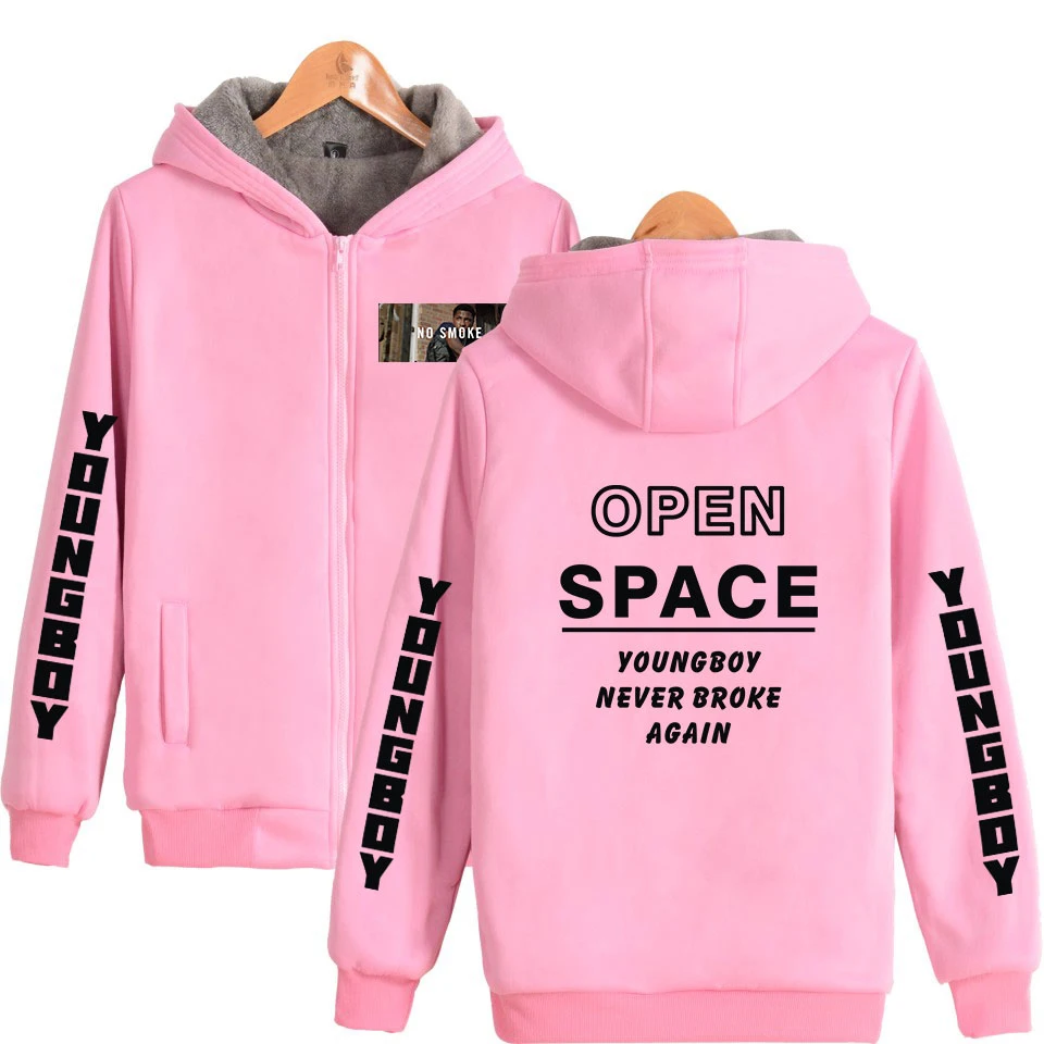YoungBoy Never Broke Again New Print Casual Zipper Hoodies Jacket Trend 2019 Fashion Long Sleeve Thick coat
YoungBoy Never Broke Again New Print Casual Zipper Hoodies Jacket Trend 2019 Fashion Long Sleeve Thick coat