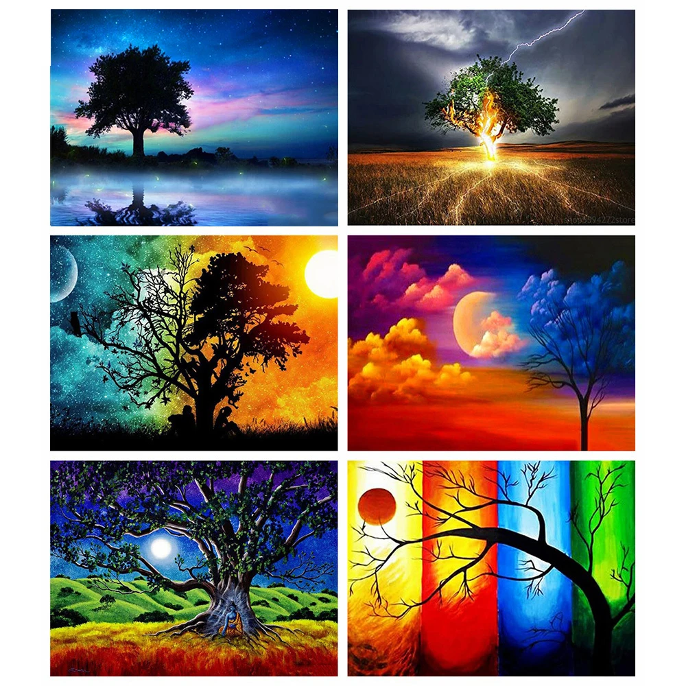 Full Square/Round Diamond Painting Tree Mosaic Sunset DIY 5D Diamond Embroidery Landscape Home Decor Handicraft
Full Square/Round Diamond Painting Tree Mosaic Sunset DIY 5D Diamond Embroidery Landscape Home Decor Handicraft