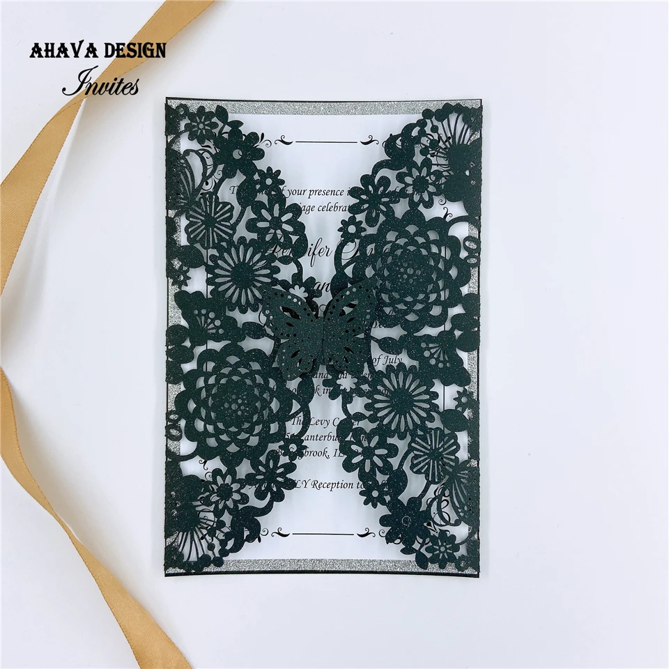Black Laser Cut Wedding Invitation Kit, Spring Wedding Laser Cut Invite Suite {Free Infinite Design Before Pay}
Black Laser Cut Wedding Invitation Kit, Spring Wedding Laser Cut Invite Suite {Free Infinite Design Before Pay}
