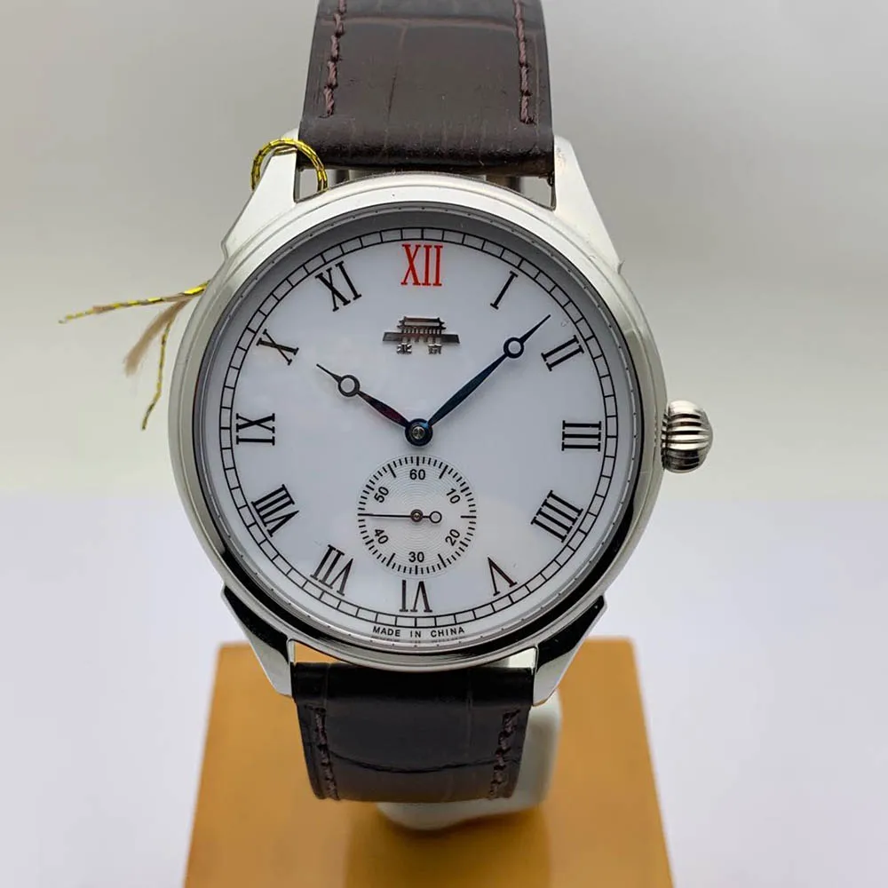 40mm Simple Fashion Beijing Manual Mechanical Watch Waterproof Stainless Steel Sapphire Glass Mens Watch Religio Masculino Gifts
40mm Simple Fashion Beijing Manual Mechanical Watch Waterproof Stainless Steel Sapphire Glass Mens Watch Religio Masculino Gifts
