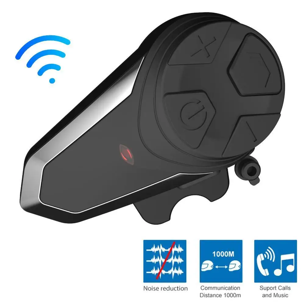 BT-S3 1000M Wireless Portable Motor Helmet FM Music Mini Bluetooth Interphone Motorcycle Accessories
BT-S3 1000M Wireless Portable Motor Helmet FM Music Mini Bluetooth Interphone Motorcycle Accessories
