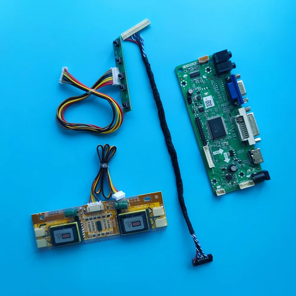 M.NT68676 Controller board HDMI-compatible Audio DVI 4 Lamps LCD LVDS kit For MT190AW01 VGA Screen 1440X900 Panel monitor 19"
M.NT68676 Controller board HDMI-compatible Audio DVI 4 Lamps LCD LVDS kit For MT190AW01 VGA Screen 1440X900 Panel monitor 19"