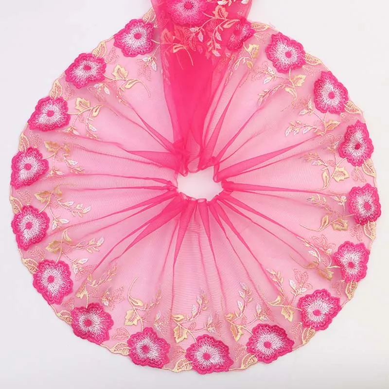 30Yards Tulle Lace Trim Ribbon Embroidery Flowers Wedding Fabric Sewing DIY 18.5cm Applique for Sexy Bra
30Yards Tulle Lace Trim Ribbon Embroidery Flowers Wedding Fabric Sewing DIY 18.5cm Applique for Sexy Bra