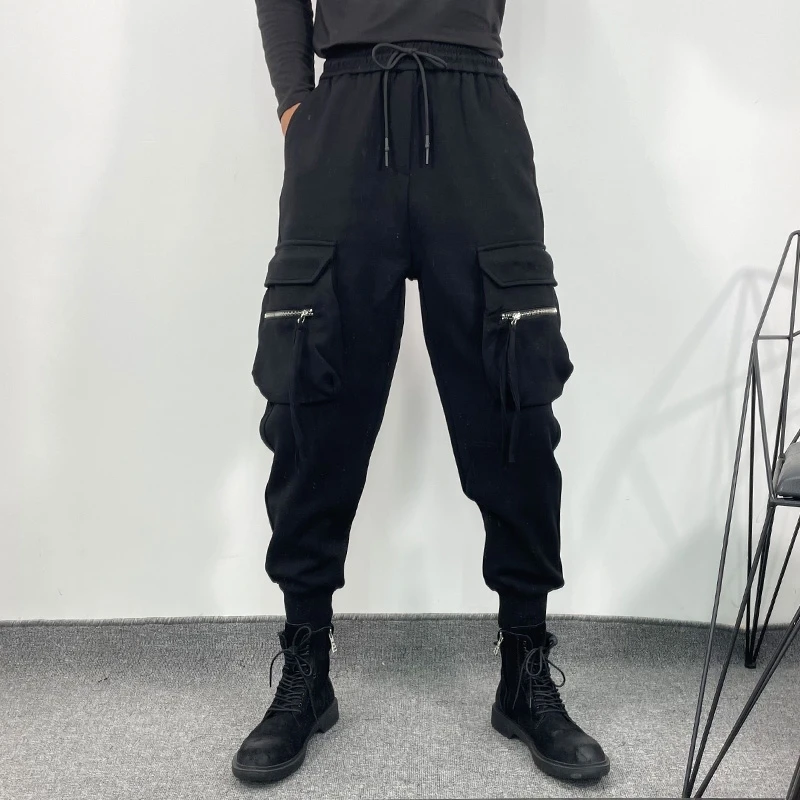Autumn And Winter Fashion Men's Multi Pocket Loose Work Clothes Sports Leggings Fashion Fashion Hip Hop Leisure Harlan Wei Pants
Autumn And Winter Fashion Men's Multi Pocket Loose Work Clothes Sports Leggings Fashion Fashion Hip Hop Leisure Harlan Wei Pants