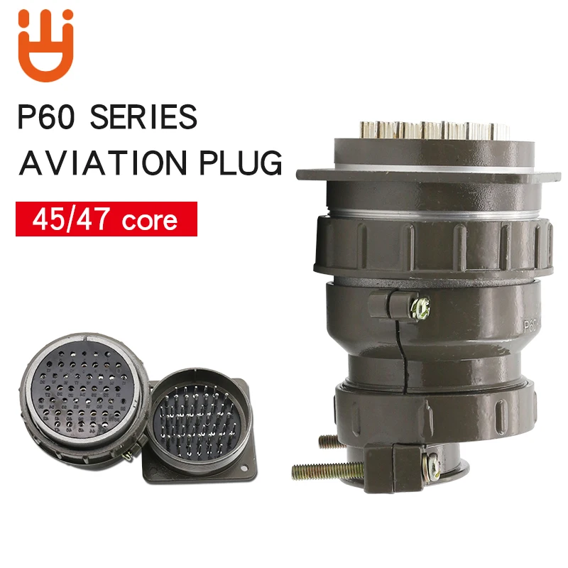 Aviation plug socket round connector P60 series 45core47core diameter 60MM aviation plug
Aviation plug socket round connector P60 series 45core47core diameter 60MM aviation plug