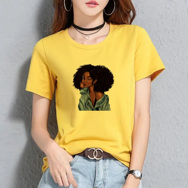 BGtomato Cool Black Girl Print Female T-shirt Harajuku T-shirts for Women Summer Hip Hop T Shirt Tee Shirt Femme
BGtomato Cool Black Girl Print Female T-shirt Harajuku T-shirts for Women Summer Hip Hop T Shirt Tee Shirt Femme