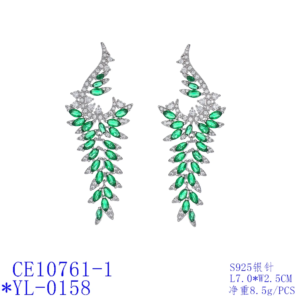 Classic Cubic Zircon Branches Earrings for Wedding, Crystals Dangle Earring for Bride, Women Girl Gift CE10761
Classic Cubic Zircon Branches Earrings for Wedding, Crystals Dangle Earring for Bride, Women Girl Gift CE10761