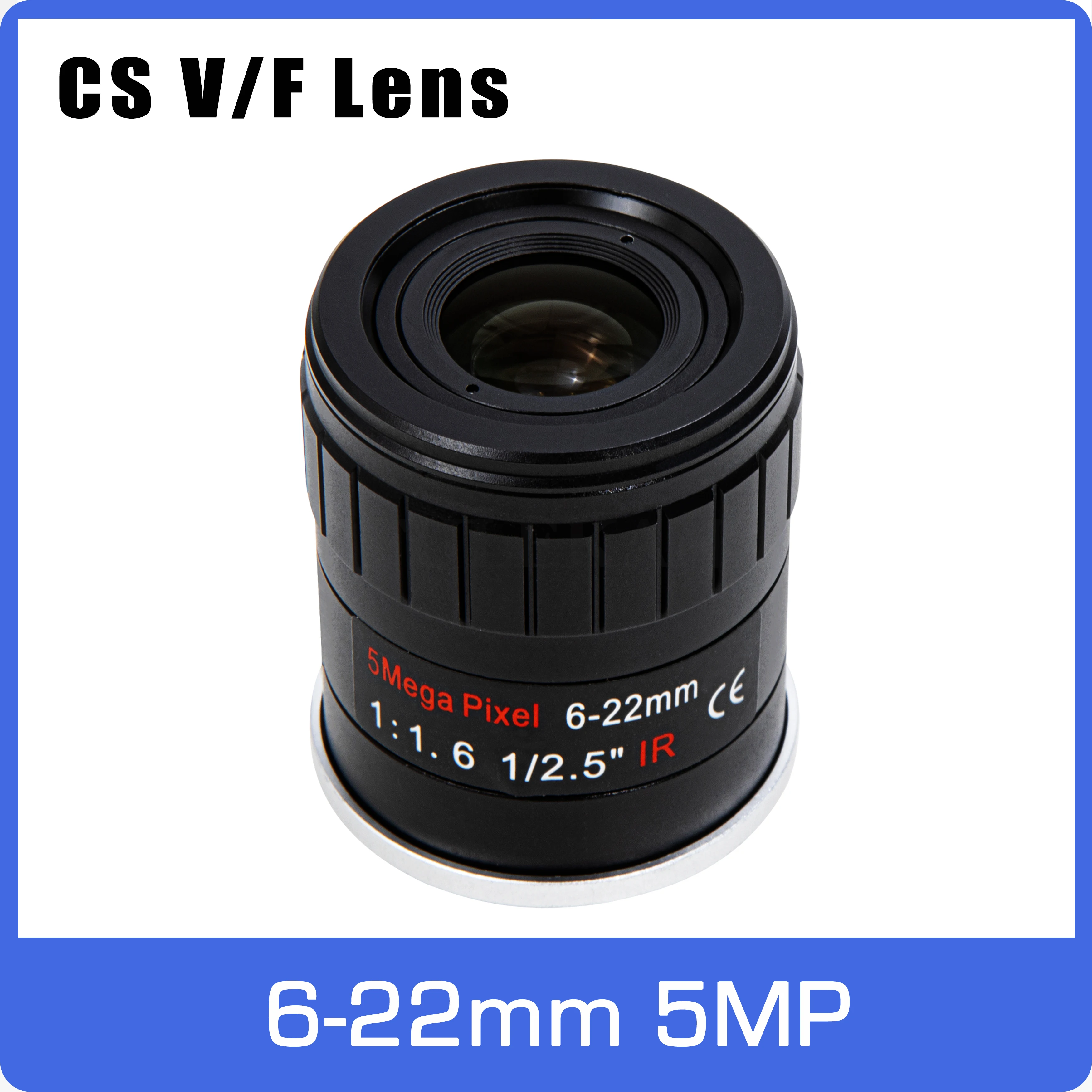 5Megapixel Manual CS Varifocal CCTV Lens 6-22mm IR Filter Long Distance View For Box Camera AHD/IP Camera Free Shipping
5Megapixel Manual CS Varifocal CCTV Lens 6-22mm IR Filter Long Distance View For Box Camera AHD/IP Camera Free Shipping