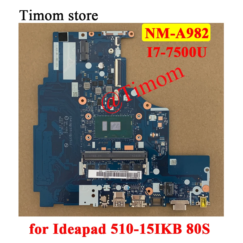 I7-7500U для Ideapad 510-15IKB 80SV Встроенная Материнская плата для ноутбука NM-A982 5B20M31104 5B20M31159 5B20M31290 5B20M31138 5B20M31121
I7-7500U для Ideapad 510-15IKB 80SV Встроенная Материнская плата для ноутбука NM-A982 5B20M31104 5B20M31159 5B20M31290 5B20M31138 5B20M31121