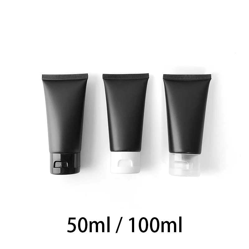50ml 100ml Matte Black Empty Cosmetic Cream Packaging Soft Tube Make Up Body Lotion Shampoo Facial Cleanser Travel Containers
50ml 100ml Matte Black Empty Cosmetic Cream Packaging Soft Tube Make Up Body Lotion Shampoo Facial Cleanser Travel Containers