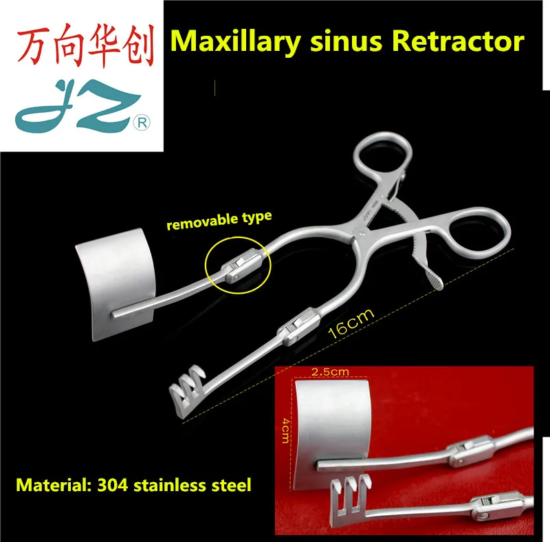 jz Brain surgery Neurosurgical orthopedic instrument Medical Maxillary sinus retractor Frontal surface Flaky Distraction forceps
jz Brain surgery Neurosurgical orthopedic instrument Medical Maxillary sinus retractor Frontal surface Flaky Distraction forceps