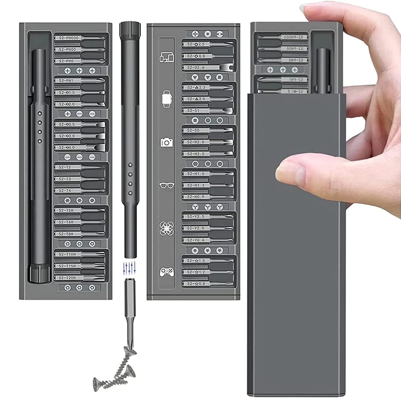 Precision Screwdriver Set Magnetic Band 36 Torx Head Screwdriver Repair Tool Kit Smart Phone IPad PC Multi-function Repair Tool
Precision Screwdriver Set Magnetic Band 36 Torx Head Screwdriver Repair Tool Kit Smart Phone IPad PC Multi-function Repair Tool