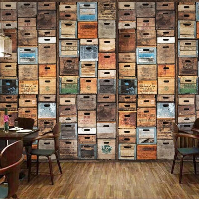 Beibehang Custom wallpaper 3D nostalgic retro beer box bar KTV background wall living room restaurant decorative painting обои
Beibehang Custom wallpaper 3D nostalgic retro beer box bar KTV background wall living room restaurant decorative painting обои